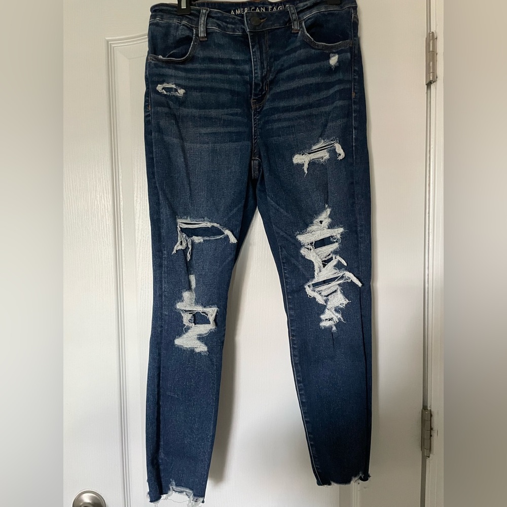 American Eagle Distressed Stretch Jeans